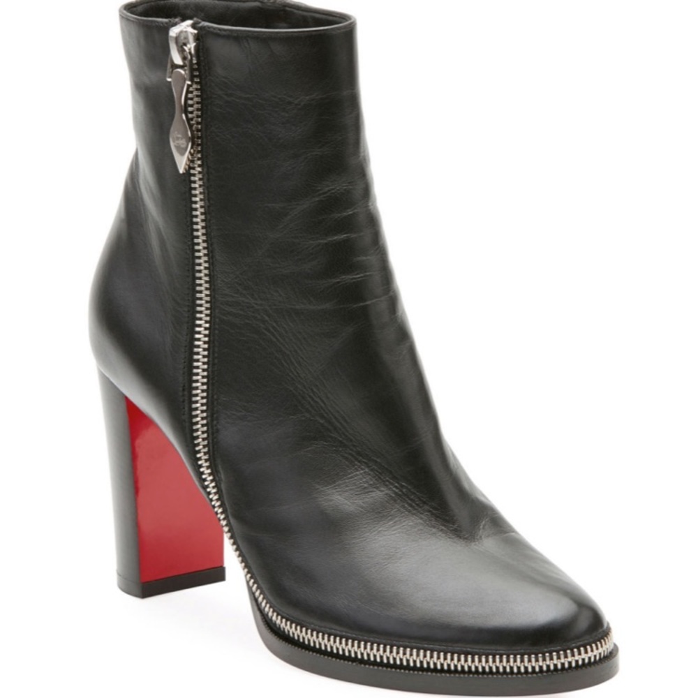 Christian Louboutin Telezip 85mm bootie black 36!!